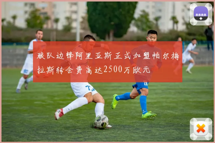 狼队边锋阿里亚斯正式加盟帕尔梅拉斯转会费高达2500万欧元