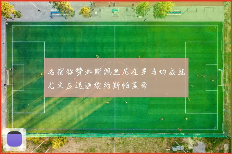 名宿称赞加斯佩里尼在罗马的成就尤文应迅速续约斯帕莱蒂